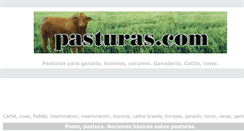 Desktop Screenshot of pasturas.com