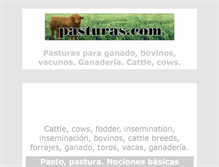 Tablet Screenshot of pasturas.com